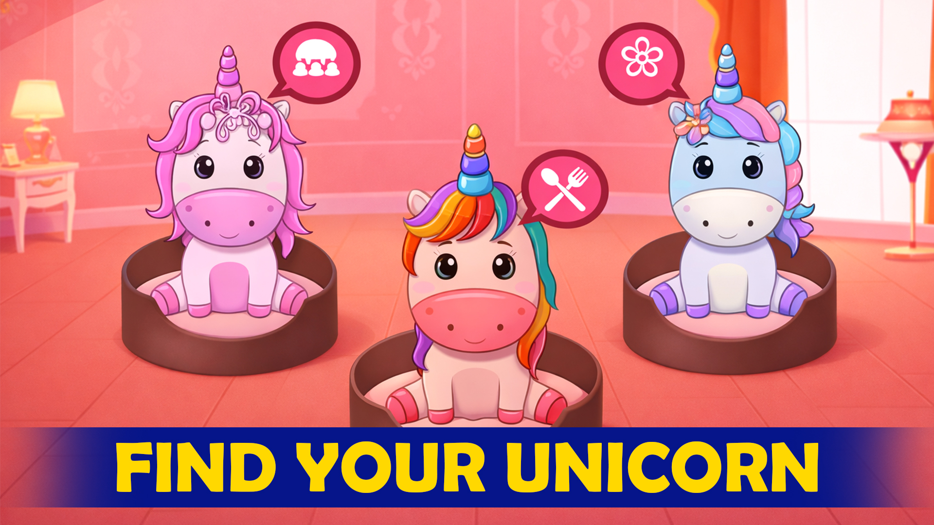Unicorn Baby Pet Daycare Game screenshot